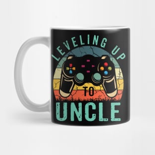 Leveling Up To Uncle Shirt Promoted To Uncle Video Gamer Men Mug